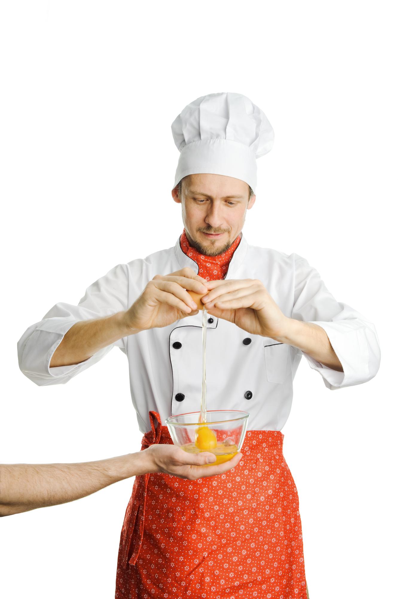 Participants tasting a plated dish